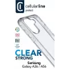 Cellularline Clear Protect - kietas dėklas su guminiais kraštais, Samsung Galaxy A36/A56