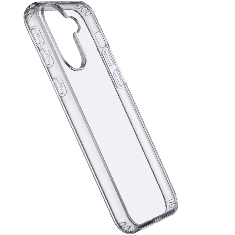 Cellularline Clear Protect - kietas dėklas su guminiais kraštais, Samsung Galaxy A36/A56
