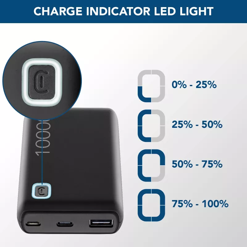 Cellularline ESSENCE TURBO 10000 nešiojamas įkroviklis 10000mAh Power Delivery 20W