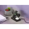 Tech Pop belaidė įkrovimo stotelė išmaniesiems laikrodžiams ir telefonams juoda