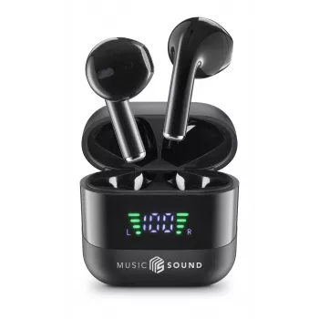 Ausinės Music Sound SPARK TWS su LED ekranu