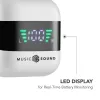 Music Sound SPARK belaidės ausinės su LED ekranu