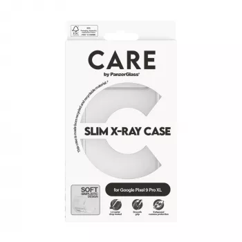 PanzerGlass CARE Fashionable Case Google Pixel 9 Pro XL permatomas X-Ray minkštas apsauginis dėklas