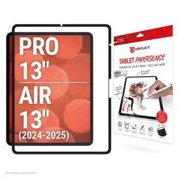 Displex TABLET PAPERSENSE iPad Pro 13'' (2024)/Air 13'' (2025/2024), nuimama rašymo ar piešimo plėvelė su popieriaus pojūčiu