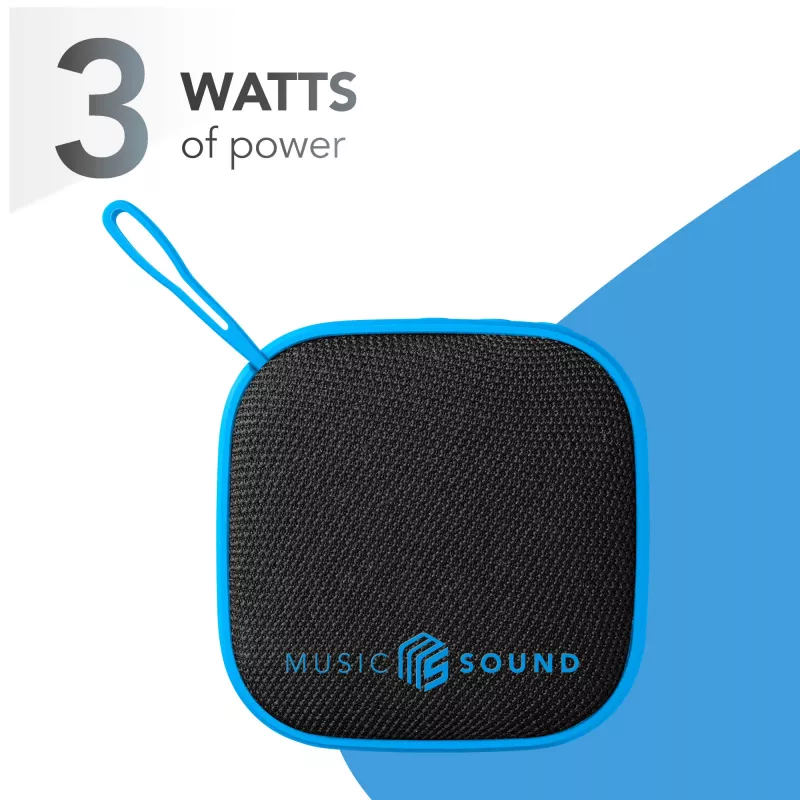 Belaidis garsiakalbis Music Sound 3 W mėlynas, kompaktiškas, Bluetooth