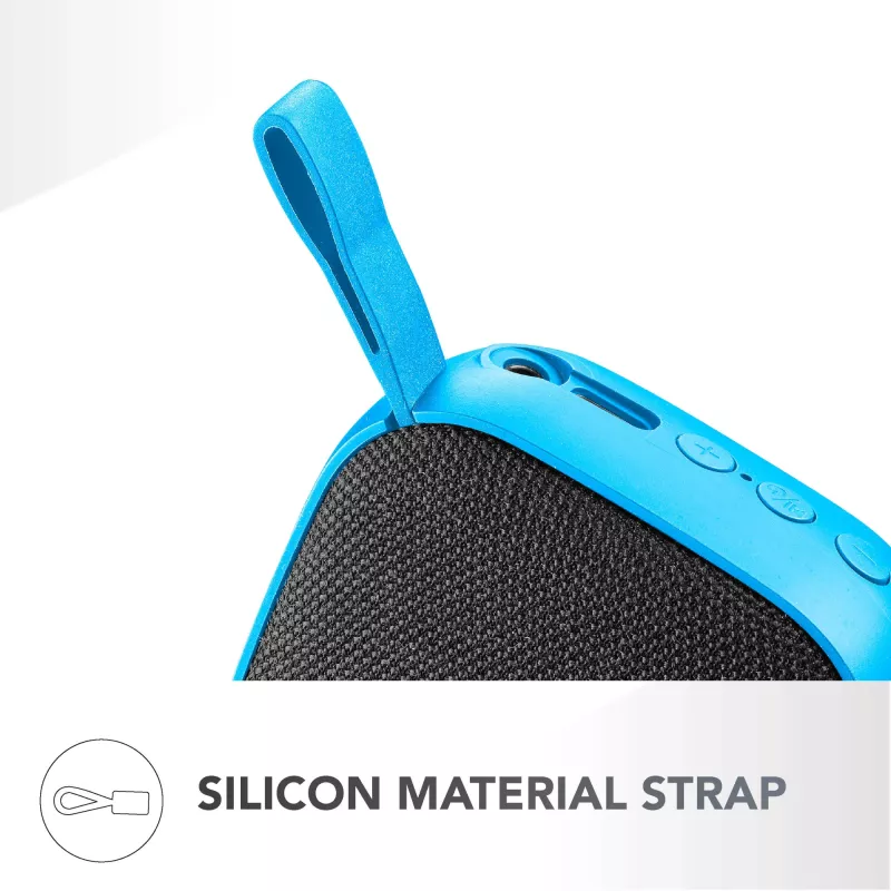 Belaidis garsiakalbis Music Sound 3 W mėlynas, kompaktiškas, Bluetooth