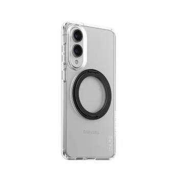 PanzerGlass CARE™ by ® Dėklas Skaidrus su Juodu Stoveliu ir Qi suderinamumu Samsung S25 Edge