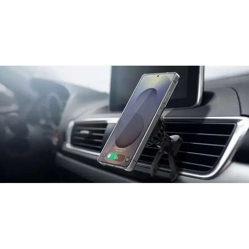 Automobilinis magnetinis belaidis įkroviklis Samsung Qi2 GP-PWU025WIBBW – išmaniesiems telefonams (reikalingas magnetinis dėklas), juodas