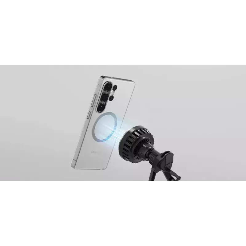 Automobilinis magnetinis belaidis įkroviklis Samsung Qi2 GP-PWU025WIBBW – išmaniesiems telefonams (reikalingas magnetinis dėklas), juodas