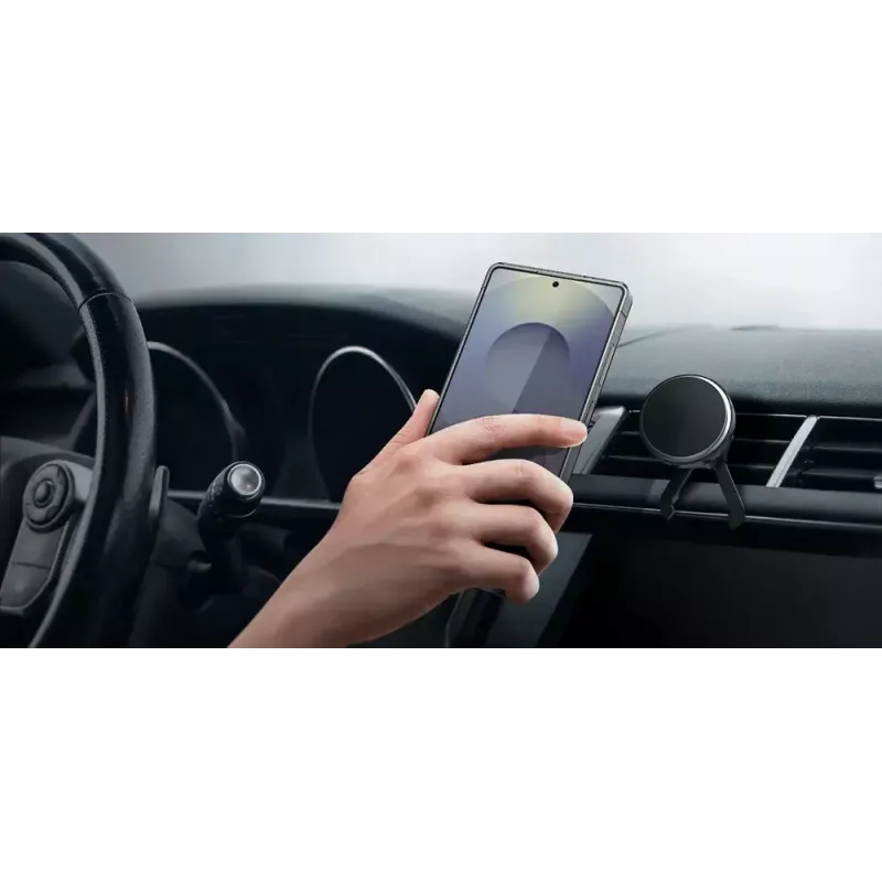 Automobilinis magnetinis belaidis įkroviklis Samsung Qi2 GP-PWU025WIBBW – išmaniesiems telefonams (reikalingas magnetinis dėklas), juodas