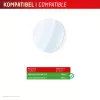 Displex 9H grūdintas stiklas Galaxy Watch 7/6 (40 mm), 2 vnt., itin plonas, be rėmelio, apsauga nuo pirštų atspaudų, pagaminta Vokietijoje