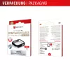Displex 10H Grūdintas stiklas, skirtas Apple Watch 11/10 (42 mm), pilnas korpuso dangtelis, IP68, užsegamas, juodas matinis