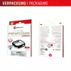 Displex 10H Grūdintas Stiklas Apple Watch 9/8/7 (45 mm) pilnas korpusas, IP68, užspaudžiamas, juodas matinis