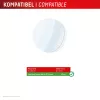 Displex 9H stiklo apsauga Galaxy Watch 6 Classic (43 mm), 2 vnt., itin plona, berėmė, apsauganti nuo pirštų atspaudų, pagaminta Vokietijoje