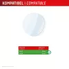 Displex 9H stiklas Garmin fenix E / fenix 8 (51 mm), 2 vnt., itin plonas, be rėmelio, apsaugantis nuo pirštų atspaudų, pagamintas Vokietijoje