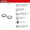 Displex Premium Camera Lens Glass, iPhone 15/15 Plus, 10H, DLC, skaidrus, Quick Mount
