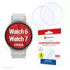 Displex 9H grūdintas stiklas Galaxy Watch 7/6 (44 mm), 2 vnt., itin plonas, berėmis, apsauga nuo pirštų atspaudų, pagaminta Vokietijoje