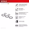 Displex Premium Camera Lens Glass Samsung Galaxy S25 Ultra 10H Single Rings DLC skaidrus Quick Mount