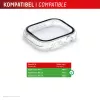 PanzerGlass Displex 10H Apple Watch Ultra 3 / Ultra 2 / Ultra (49 mm) — pilno korpuso, IP68, užspaudžiamas, permatomas