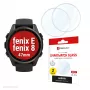 Apsauginis stiklas Compulocks Displex 9H, skirtas Garmin fenix 8 / fenix E (47 mm) – 2 vnt., itin plonas, berėmis, apsaugantis nuo pirštų atspaudų