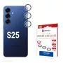Displex Premium stiklinė kameros apsauga, Samsung Galaxy S25, 10H, viengubas žiedas, DLC, permatoma, Quick Mount