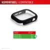 Apsauginis stiklas PanzerGlass Displex 10H, skirtas Apple Watch Ultra 3/Ultra 2/Ultra (49 mm), pilno korpuso, IP68, užsegamas, juodas matinis