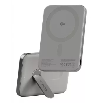 Power Bank PanzerGlass empower by empower Bank su Spin Stand 5000mAh Titanium