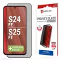 Displex privatumo apsauginis stiklas (10H) Samsung Galaxy S25 FE/S24 FE, su Eco montavimo rėmeliu