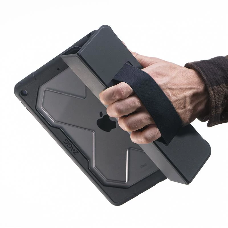 Folio dėklas ZAGG Rugged Messenger Apple iPad 10.2 25,9 cm anglies spalvos