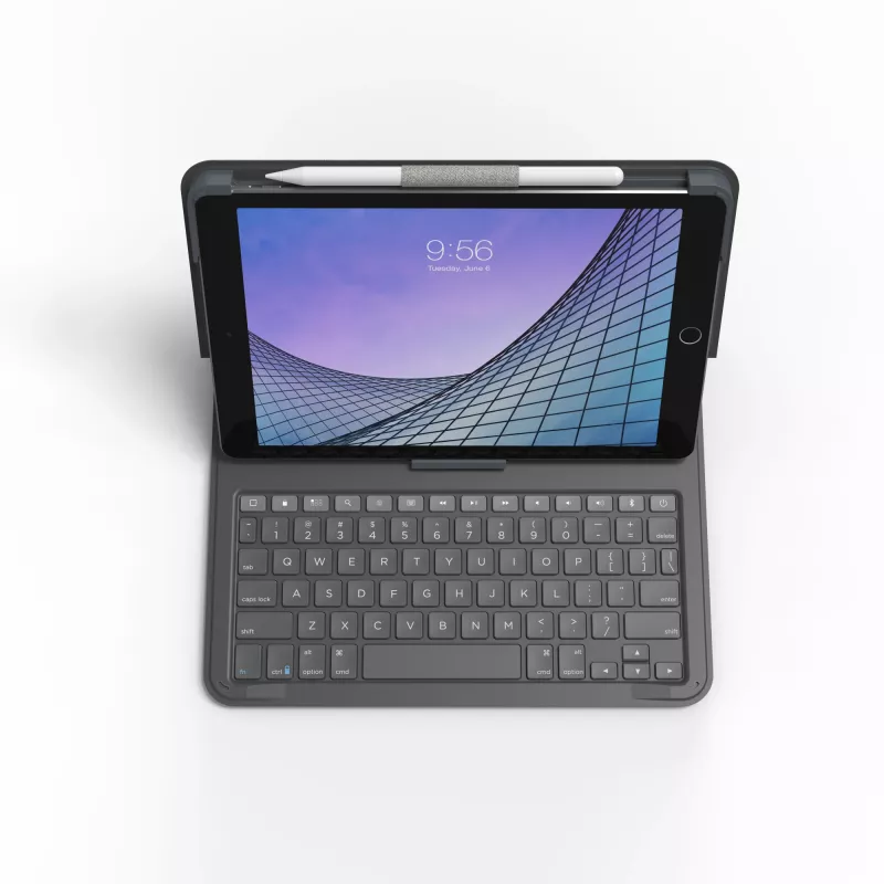 ZAGG Keyboard Messenger Folio 2 Apple iPad 10.2/10.5 anglies spalva, vokiškas išdėstymas