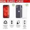 Displex Screen Protector (10H) + Dėklas Apple iPhone 11, Montavimo lipdukas, Grūdintas stiklas, Atsparus įbrėžimams apsauginis stikliukas