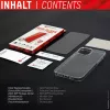 Displex Screen Protector (10H) + Dėklas Apple iPhone 11, Montavimo lipdukas, Grūdintas stiklas, Atsparus įbrėžimams apsauginis stikliukas