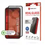 Displex Privacy Full Cover Screen Protector (10H) apsauginis stiklas, skirtas Apple iPhone XR/11, montavimo rėmelis, privatumo filtras, grūdintas stiklas, atsparus įbrėžimams, draugiškas dėklui