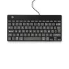 R-Go Tools ergonominė klaviatūra R-Go Compact Break, kompaktiška klaviatūra su pertraukų programine įranga, AZERTY (FR), laidinė, juoda