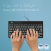 R-Go Tools ergonominė klaviatūra R-Go Compact Break, kompaktiška klaviatūra su pertraukų programine įranga, AZERTY (FR), laidinė, juoda