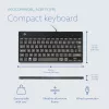 R-Go Tools ergonominė klaviatūra R-Go Compact Break, kompaktiška klaviatūra su pertraukų programine įranga, AZERTY (FR), laidinė, juoda