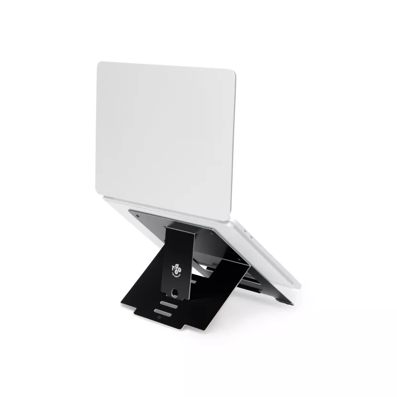 R-Go Tools nešiojamojo kompiuterio stovas R-Go Riser Flexible, reguliuojamas sulankstomas stovas, ergonomiškas, Hylite aliuminis, juodas