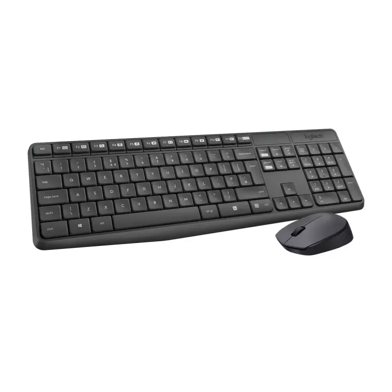 Belaidis klaviatūros ir pelės rinkinys Logitech MK235
