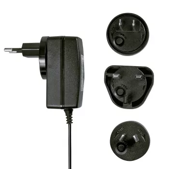 Maitinimo šaltinis vidaus Lindy 5VDC 3A kelių šalių 3.5/1.35mm
