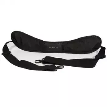 Pečių diržas Mobilis ERGONOMIC SHOULDER STRAP nešiojamam kompiuteriui, juodas, su karabinu