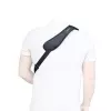 Pečių diržas Mobilis ERGONOMIC SHOULDER STRAP nešiojamam kompiuteriui, juodas, su karabinu