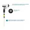 Mobilis 001325 T Lock plonas sukamas saugos spynos raktas baltas