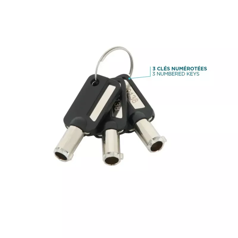 Mobilis 001325 T Lock plonas sukamas saugos spynos raktas baltas