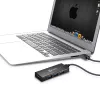 USB centras j5create JUH340 4 prievadų USB 3.0 juodas aliuminis