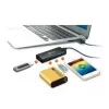 USB centras j5create JUH340 4 prievadų USB 3.0 juodas aliuminis