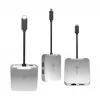 j5create JCD391 4K60 Elite USB-C® PD kelių prievadų adapteris, sidabrinis