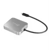 j5create JCD391 4K60 Elite USB-C® PD kelių prievadų adapteris, sidabrinis