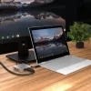 j5create JCD391 4K60 Elite USB-C® PD kelių prievadų adapteris, sidabrinis