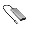 j5create JCD392 4K60 Elite USB-C 10Gbps kelioninis dokas, erdvės pilka
