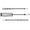 j5create JCD392 4K60 Elite USB-C 10Gbps kelioninis dokas, erdvės pilka